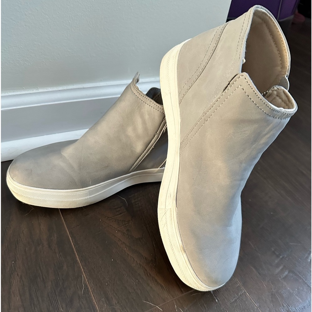Gray Suede Bootie